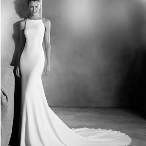 Sophisticated White Bridal Gown
